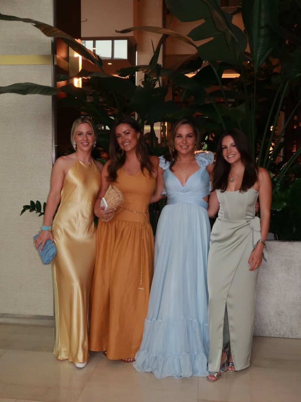 Ieena for Mac Duggal V-Neck Long Dress - Picture 4 of 5